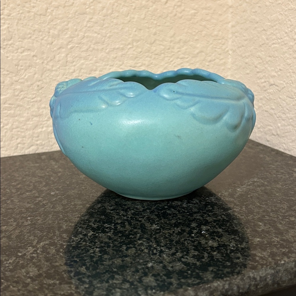 Van Briggle Turquoise Pottery Piece - Picture 3 of 5